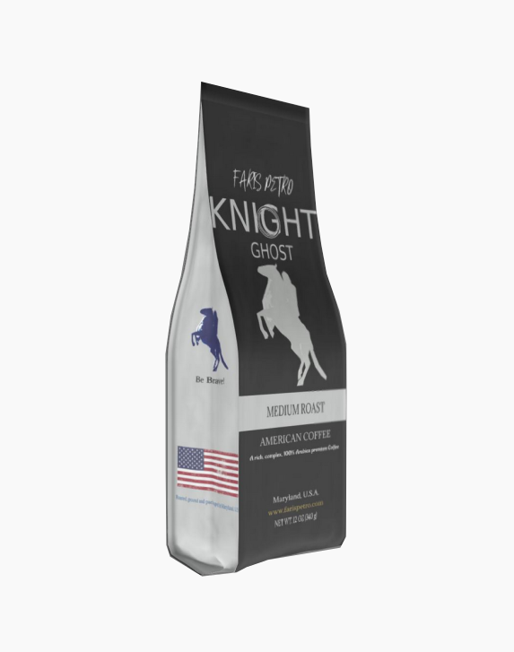 KNIGHT GHOST - Medium Roast American Coffee - 12 OZ