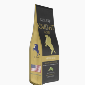 KNIGHT GOLD - Medium Roast Cardamom American Coffee - 12 OZ