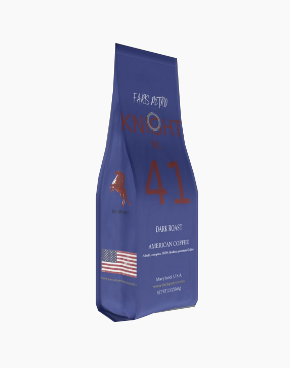 KNIGHT No. 41 - Dark Roast American Coffee - 12 OZ
